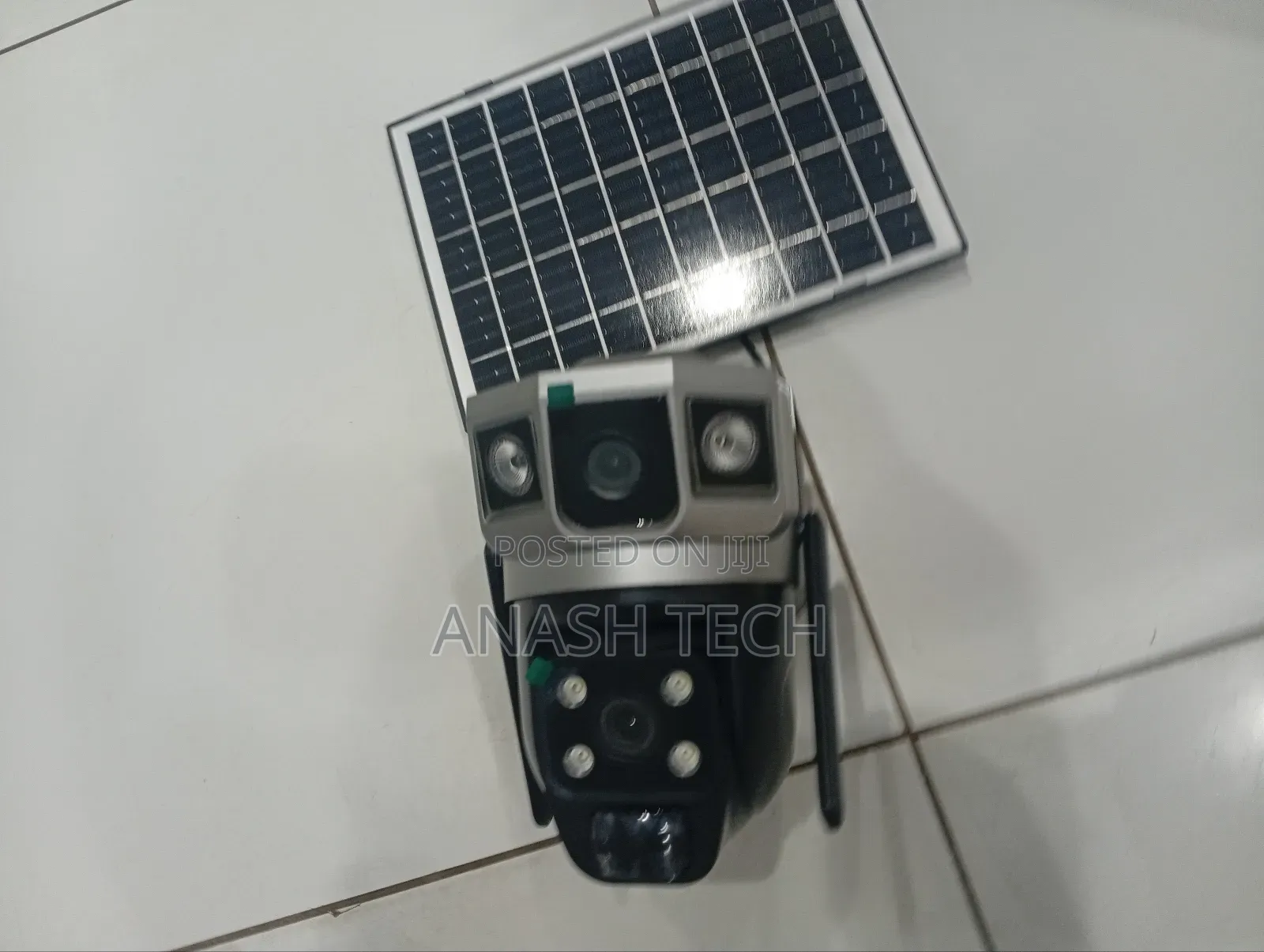 High Dual Lens 4g Simcard PTZ Rotating Solar CCTV Camera