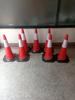 Road Safety Traffic Cones Red/White - main view