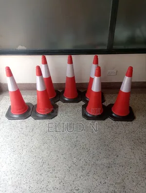 Road Safety Traffic Cones Red/White