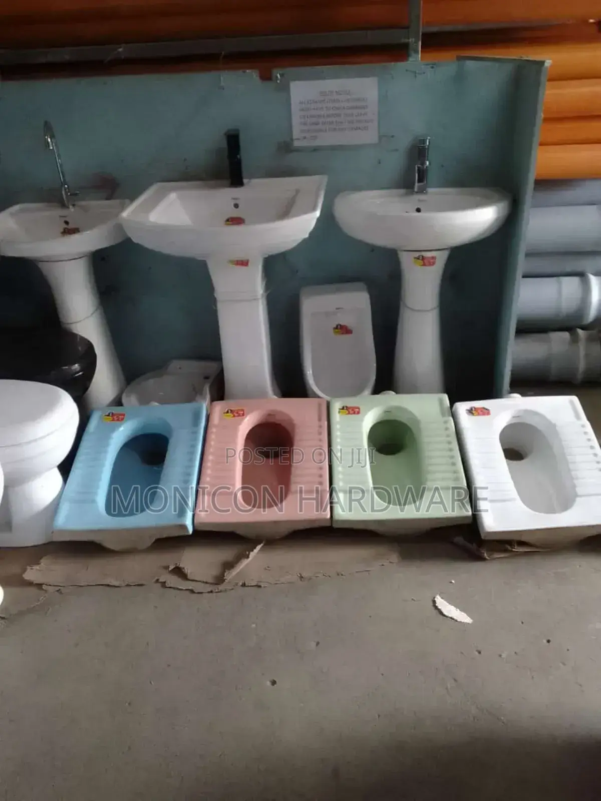 Asian Step Toilets -All Colors