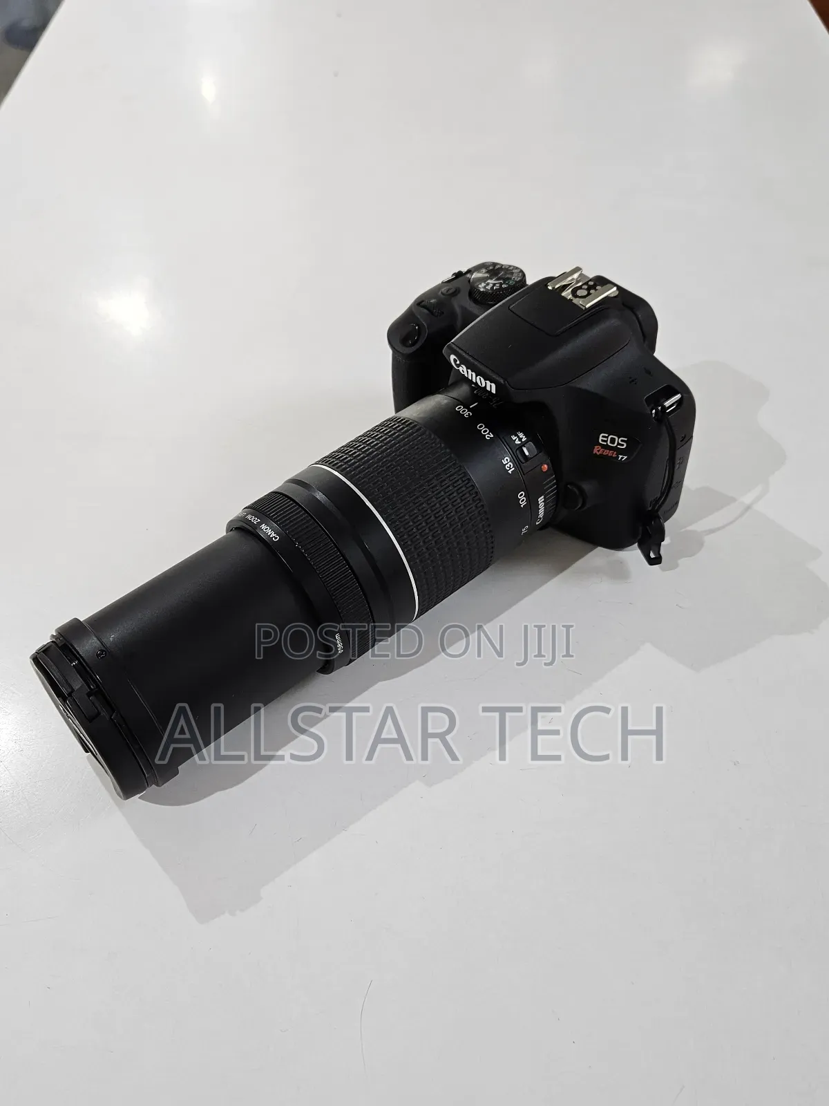 Canon Eos Rebel T7 DSLR Camera With 75-300mm Lens | Built-in Wi-Fi
