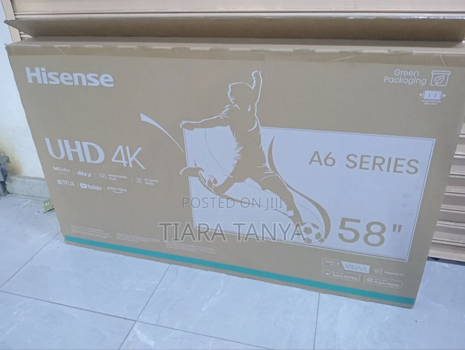 Hisense 58" Ai Upscaler Uhd Frameless Tv