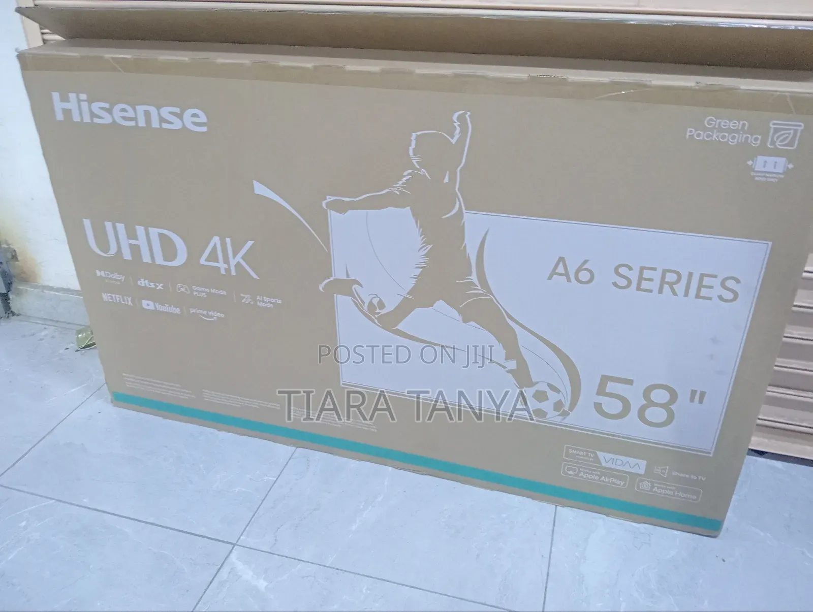 Hisense 58" Ai Upscaler Uhd Frameless Tv