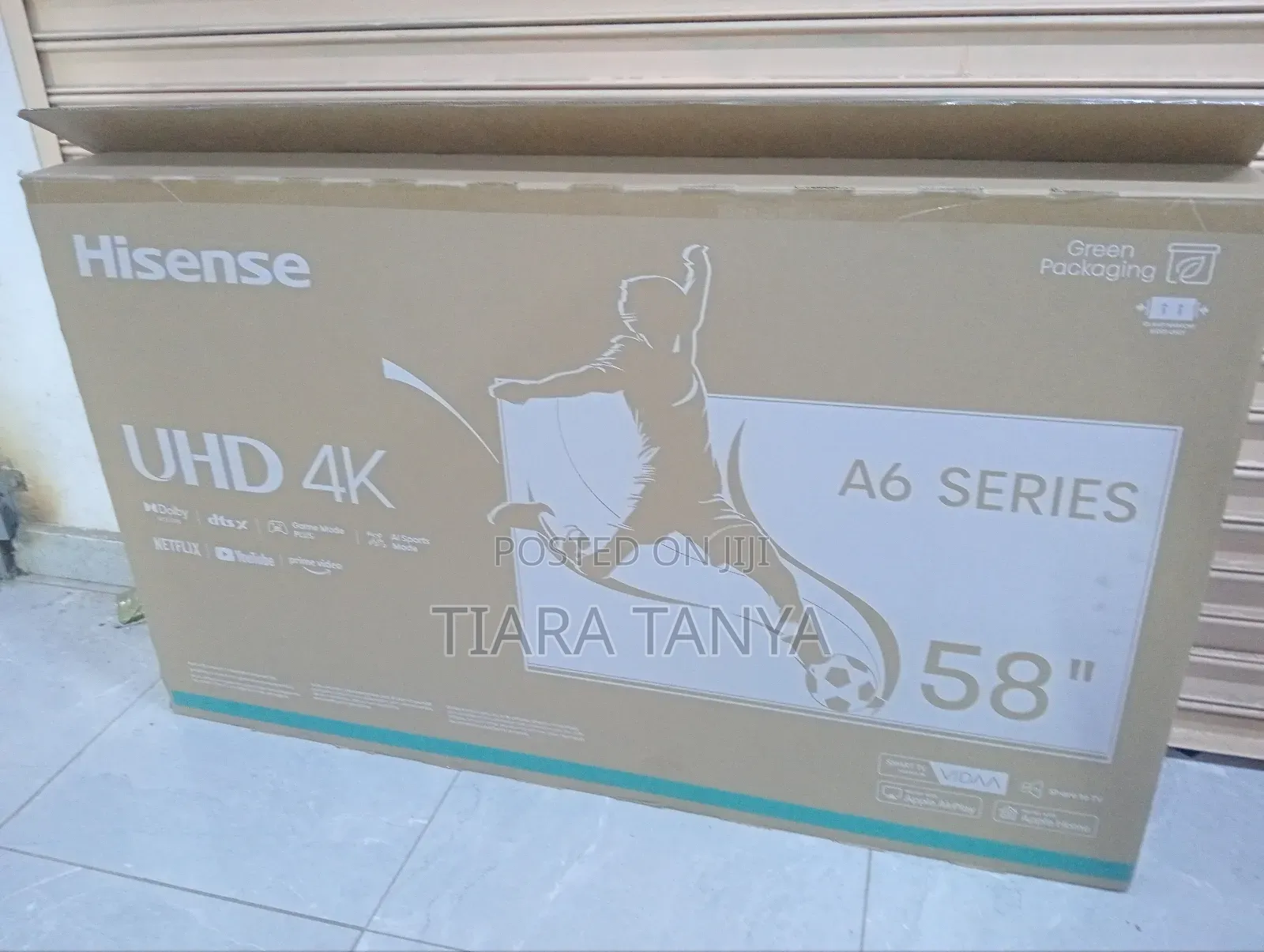 Hisense 58" Ai Upscaler Uhd Frameless Tv