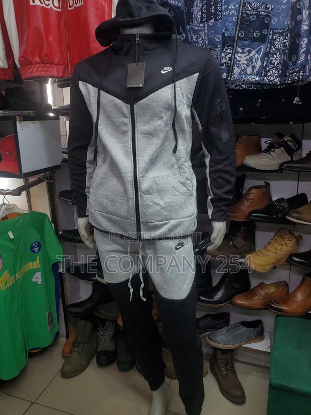 Quality 2 Piece Unisex Casual Designed Hoodie Ana Pant Nike-Tech Suit - thumbnail 9