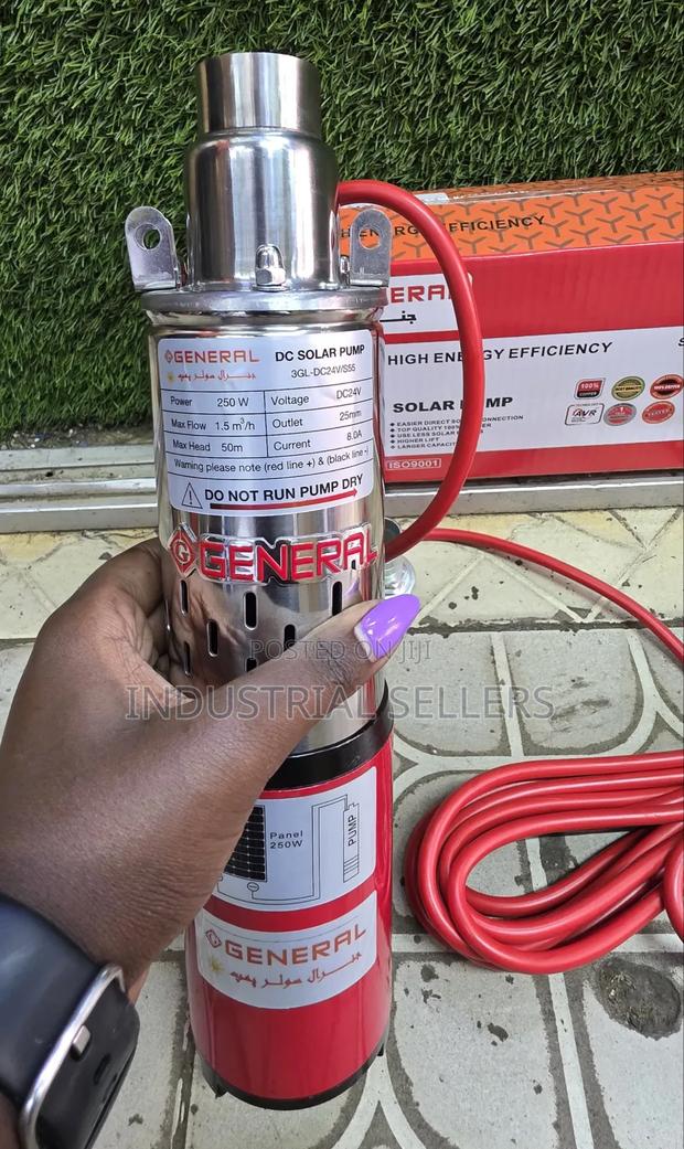 General 50m /250w Solar Submersible Pump - main view