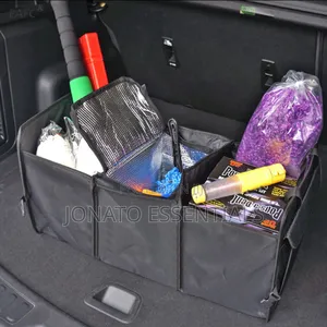 Car Boot Organizer With Insulated Cooler Bag for Drinks