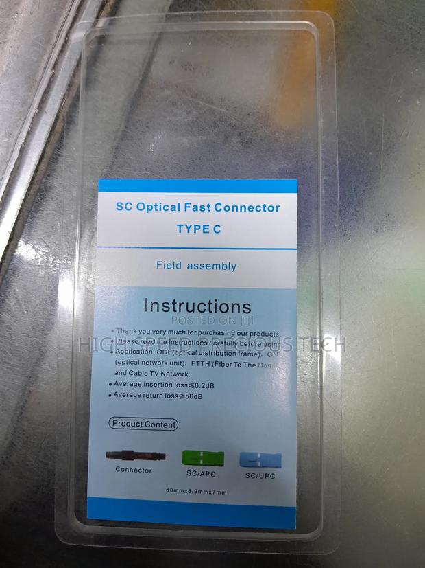 Sc Upc Fast Connectors Fiber - thumbnail 2