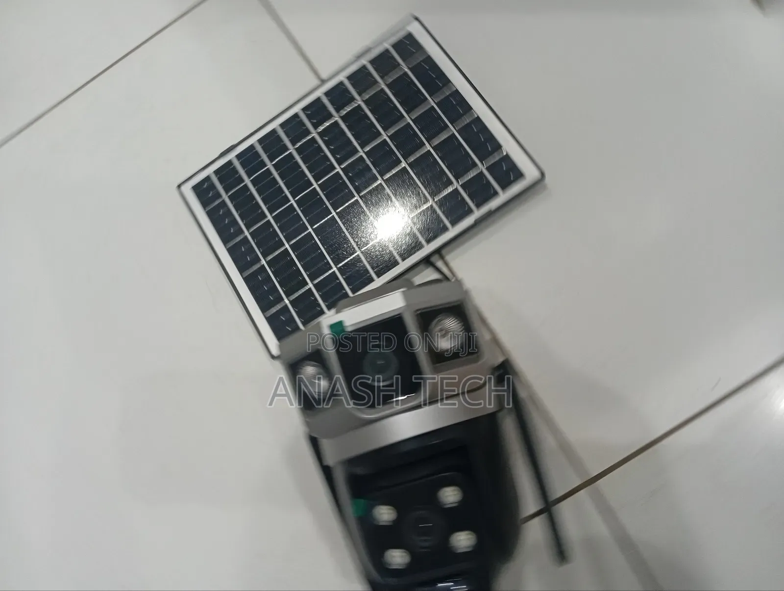 Day and Night Monitoring V380 Dual Lens Solar CCTV Camera