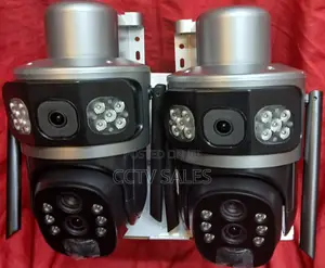 Dual Lens Solar PTZ Camera V380 - 10x Zoom Solar 4g Dual CCTV Camera