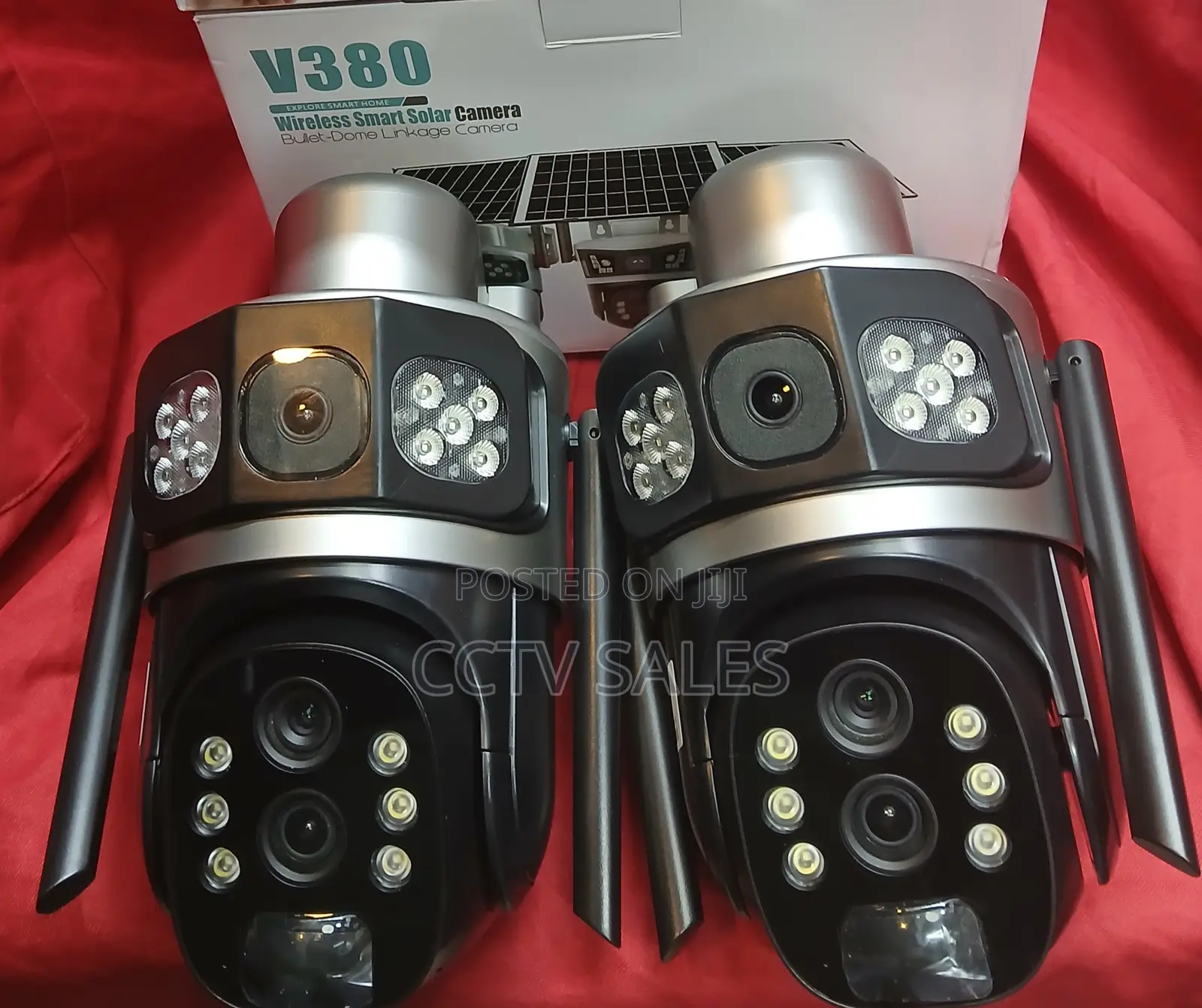Dual Lens Solar PTZ 4g Camera Hd 4mp 10x Zoom Two-Way Audio