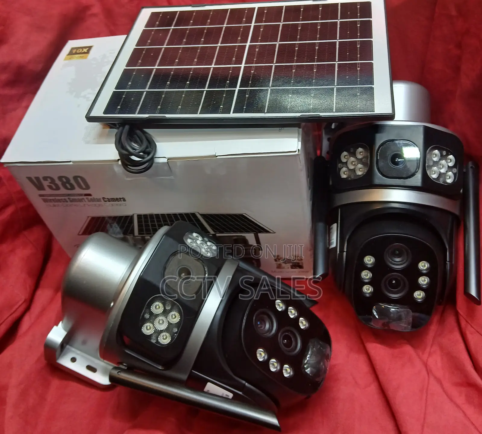 10x Zoom V380 Pro 4g Solar-Powered Camera--High-Security Standards