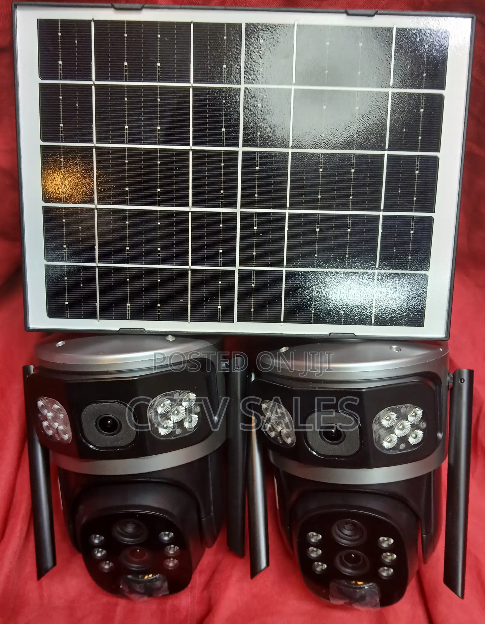 Wireless Smart Solar Camera V380pro 10x Zoom 4g Sim Card Dual CCTV