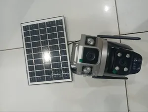 V380 Pro 4mp 4g PTZ Rotating 3 Eyes Dual Lens Solar Camera