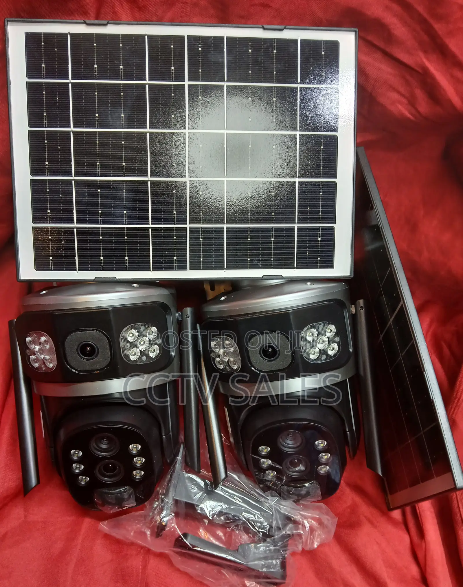 2-Lens 4g Solar Security Camera V380 Pro Outdoor PTZ Solared CCTV