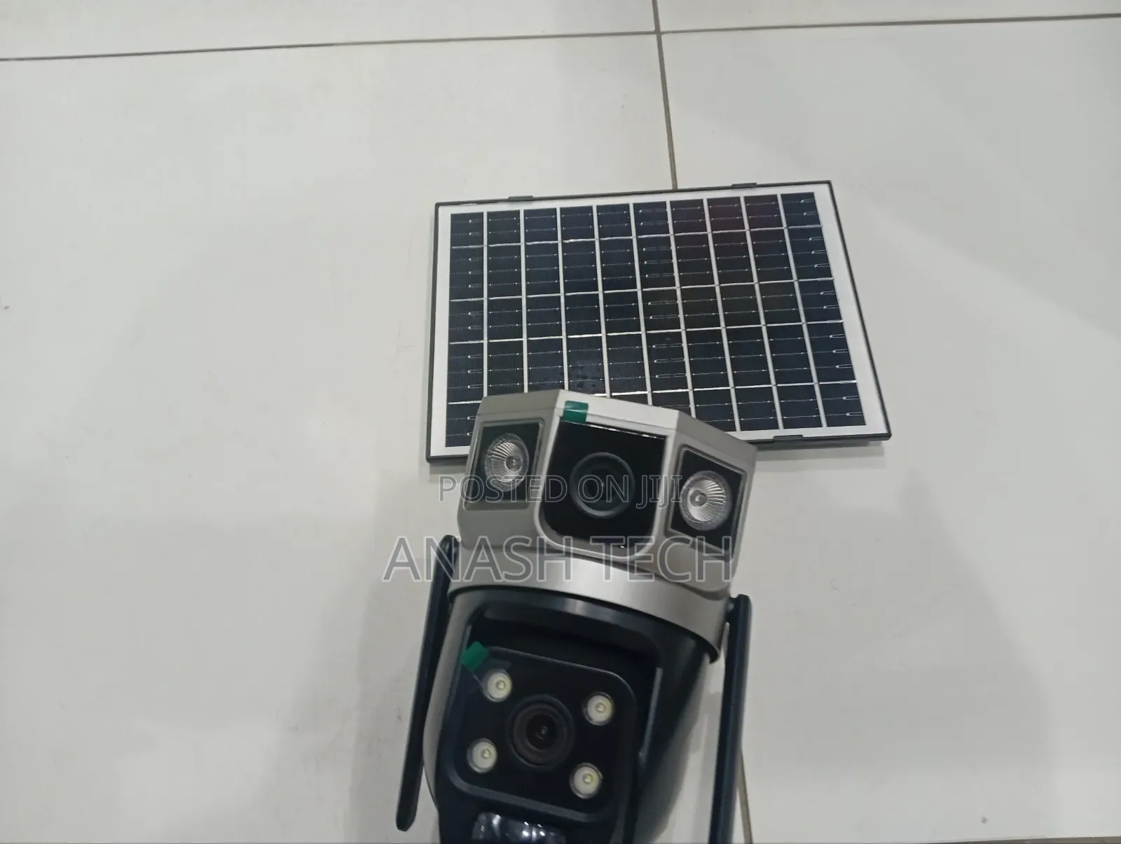 Motion-Activated App Alarm Push Solar CCTV Dual Lens 4g Camera