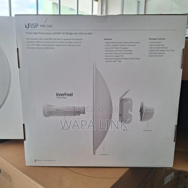 Ubiquiti Airmax Powerbeam Pbe-5ac-Gen2 - thumbnail 3