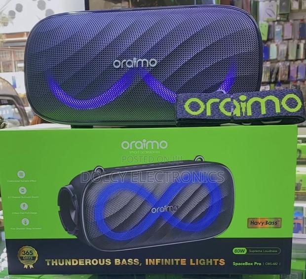 Oraimo Obs-682 Spacebox Pro Speaker 80w Supreme Loudness