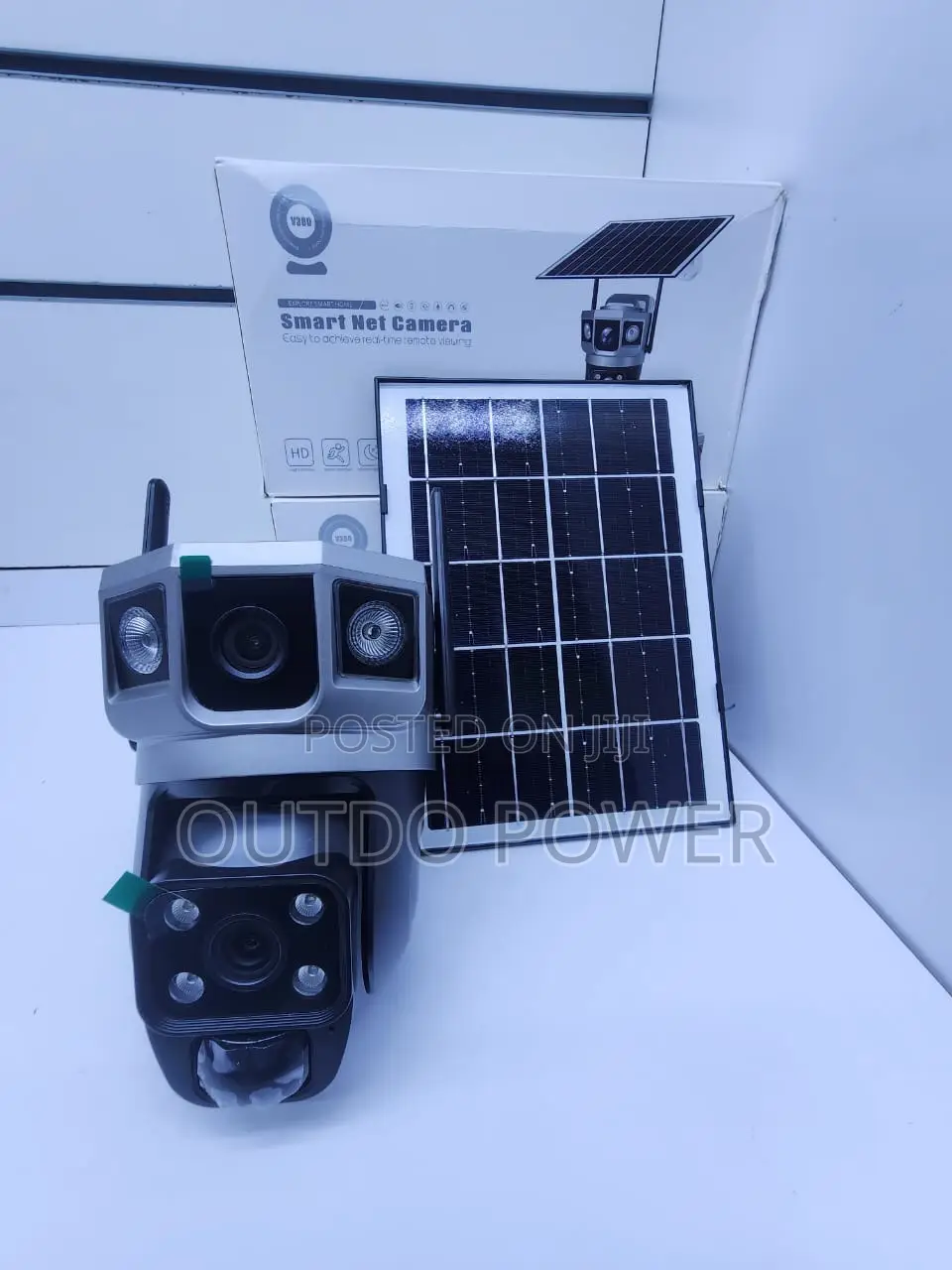 Solar Cameras Dual Lens