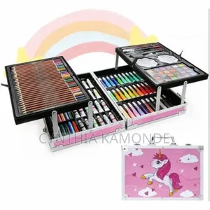 Metallic Case Art Set – 145 PCS Color Pink and Blue
