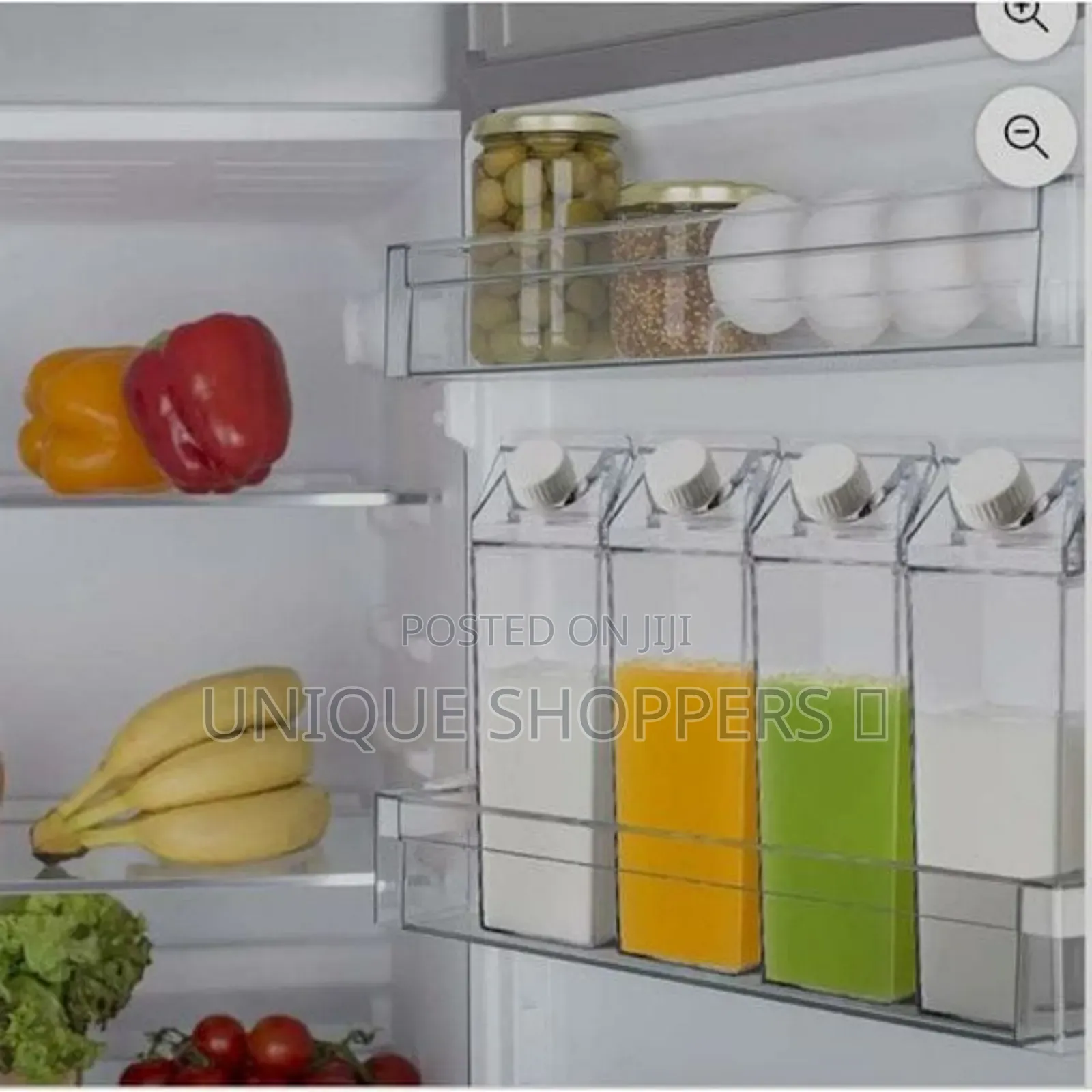 *1l Acrylic Fridge Bottle With Tight Duo Lid