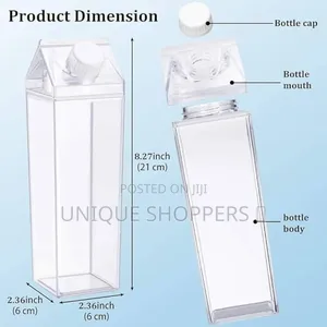 *1l Acrylic Fridge Bottle With Tight Duo Lid