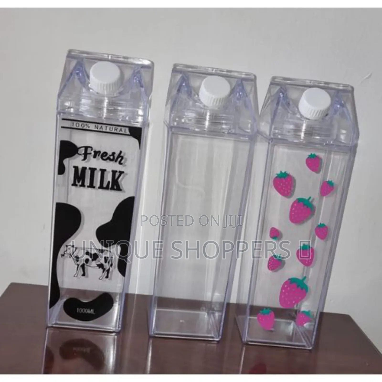 *1l Acrylic Fridge Bottle With Tight Duo Lid