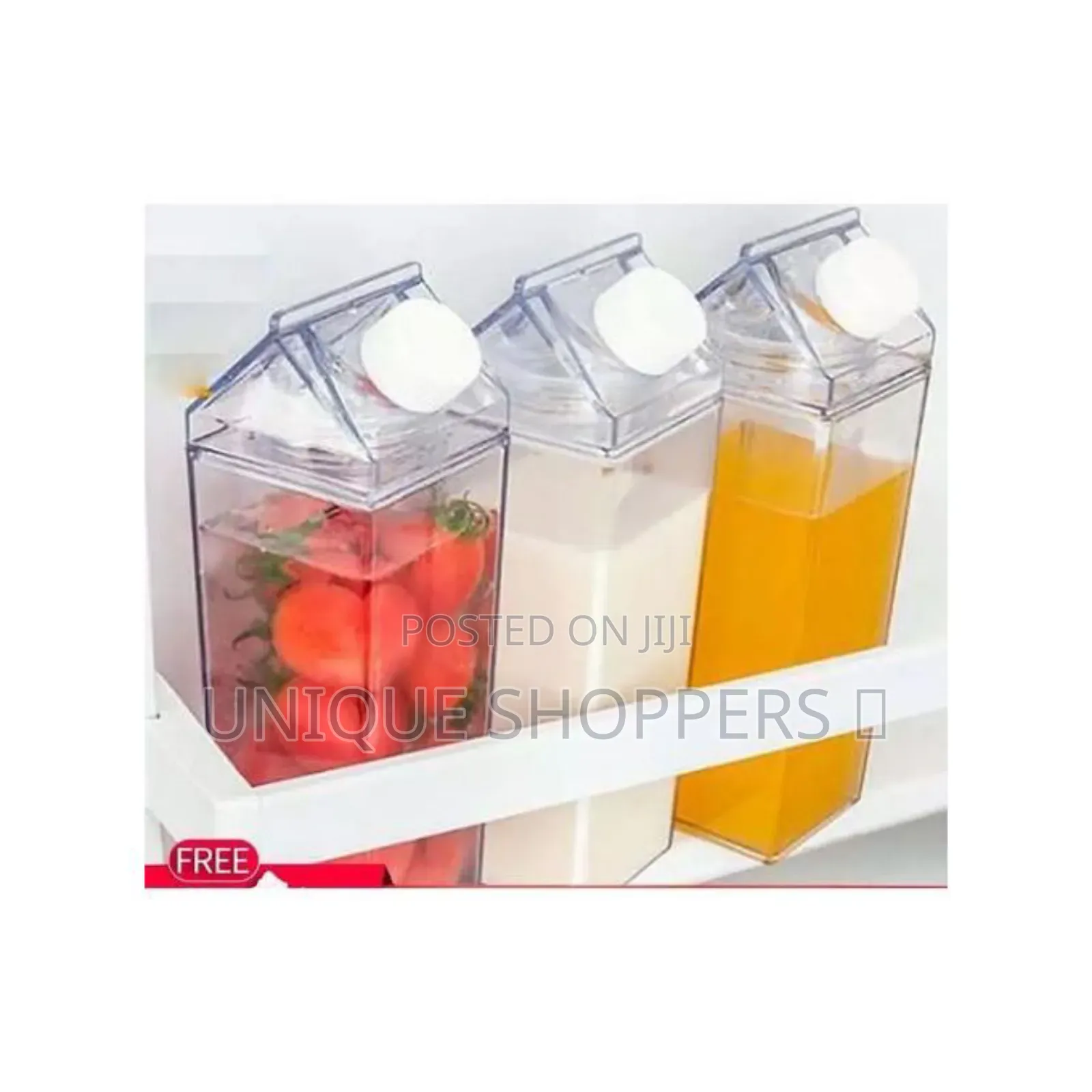 *1l Acrylic Fridge Bottle With Tight Duo Lid