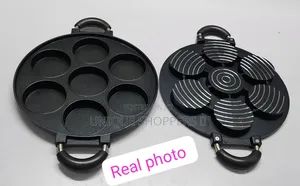 Die-Cast Non-Stick Induction Heavy Gauge 7pc Cupcake / 7 Slot Pancake