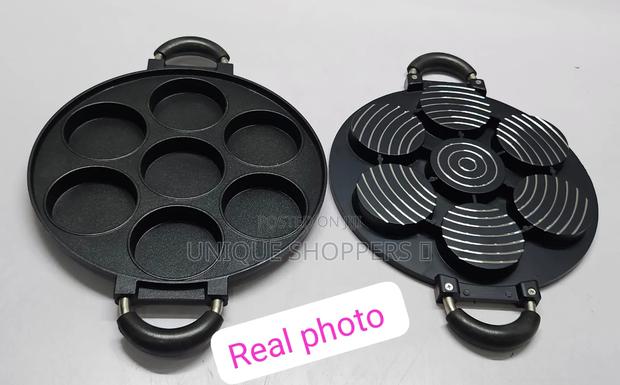 Die-Cast Non-Stick Induction Heavy Gauge 7pc Cupcake / 7 Slot Pancake - thumbnail 3