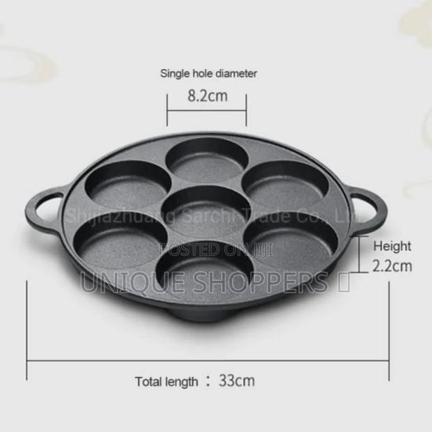 Die-Cast Non-Stick Induction Heavy Gauge 7pc Cupcake / 7 Slot Pancake - thumbnail 4