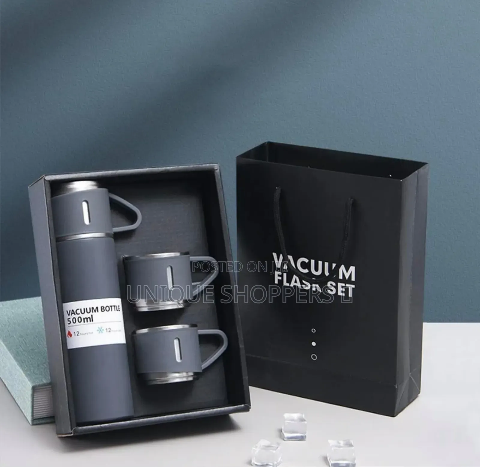 Un Breakable Stainless Steel Gift Pack Thermocup Gift Bag