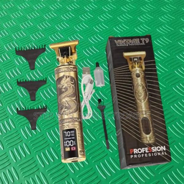 Rechargeable Vintage T9 Dragon Hair Clipper Trimmer With Led Display