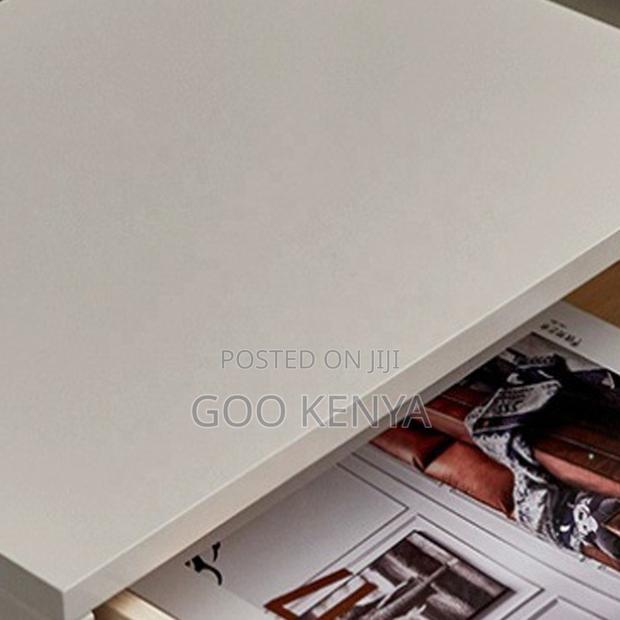Home Bedside Cabinet; Modern MDF Nightstand With 2 Drawers - thumbnail 9