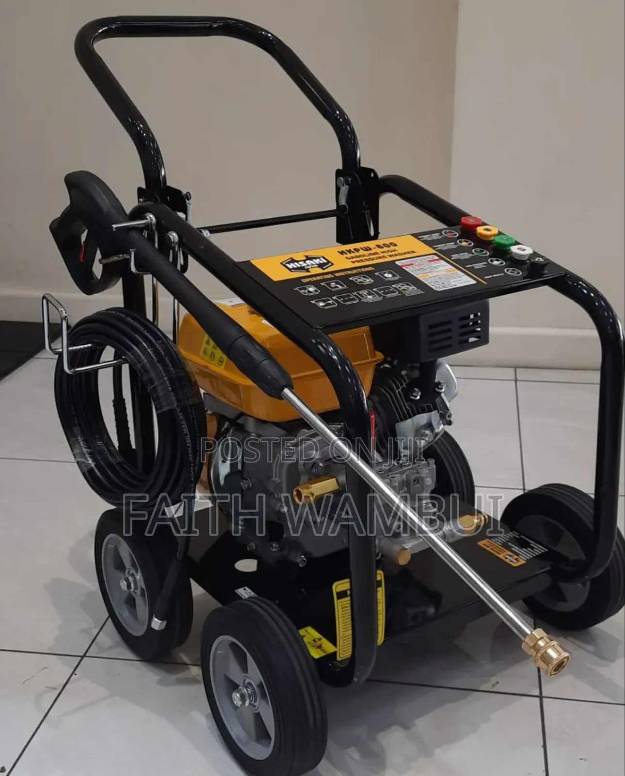 Quality Hisaki Japan Petrol Pressure Washer 8.0hp Engine