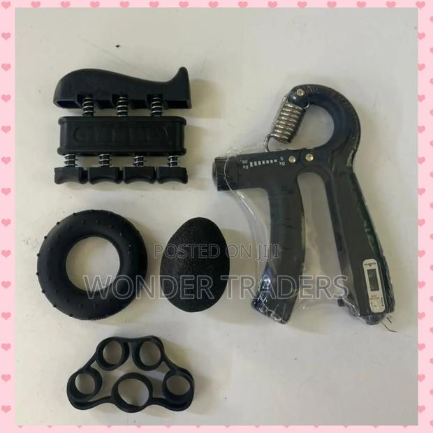 *Adjustable Hand Grip Set(With Digital Counter)* *With; Stress Ball,