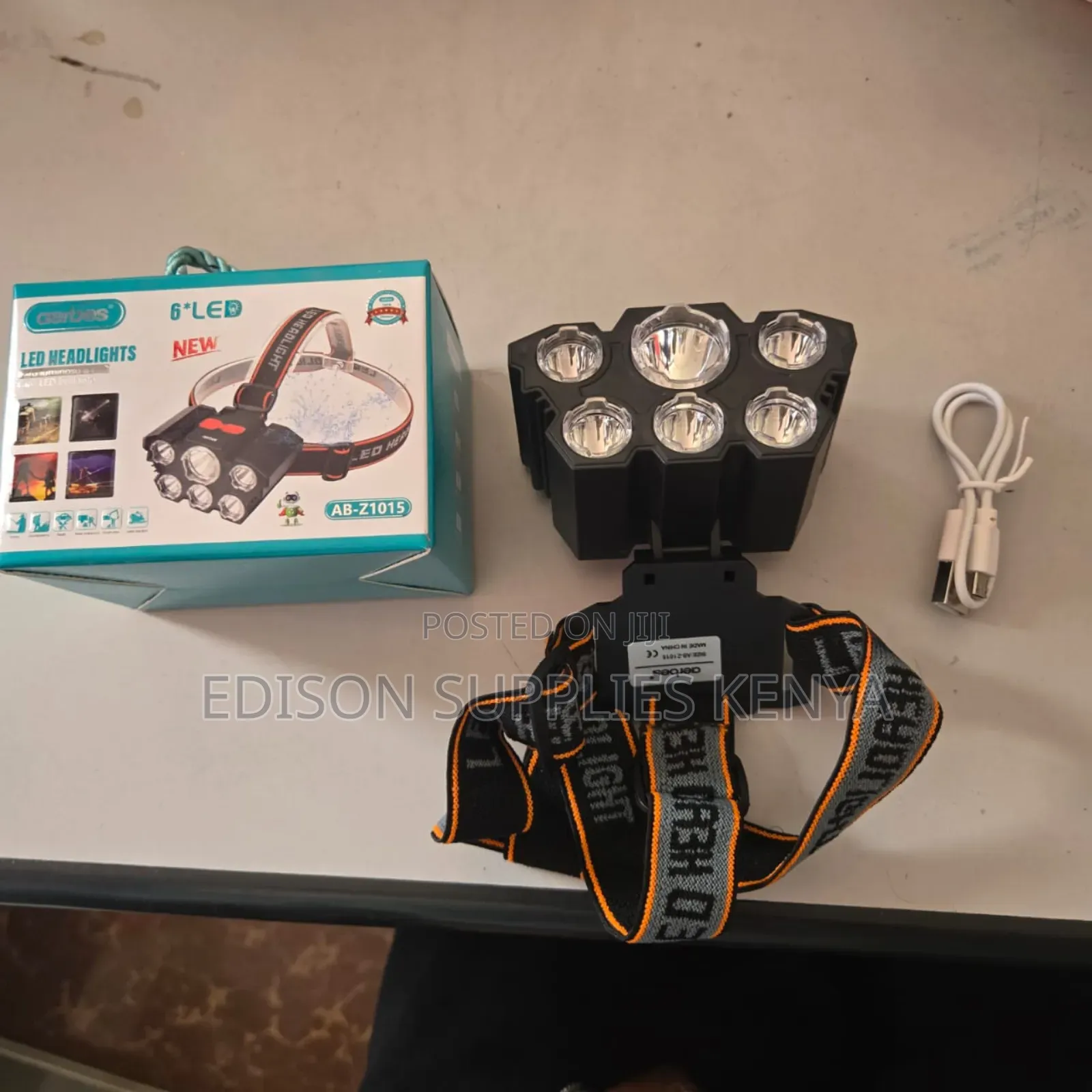 Headlamps 6 Led Headlight Usb Rechargeable Head Lamp Bright Head Torch