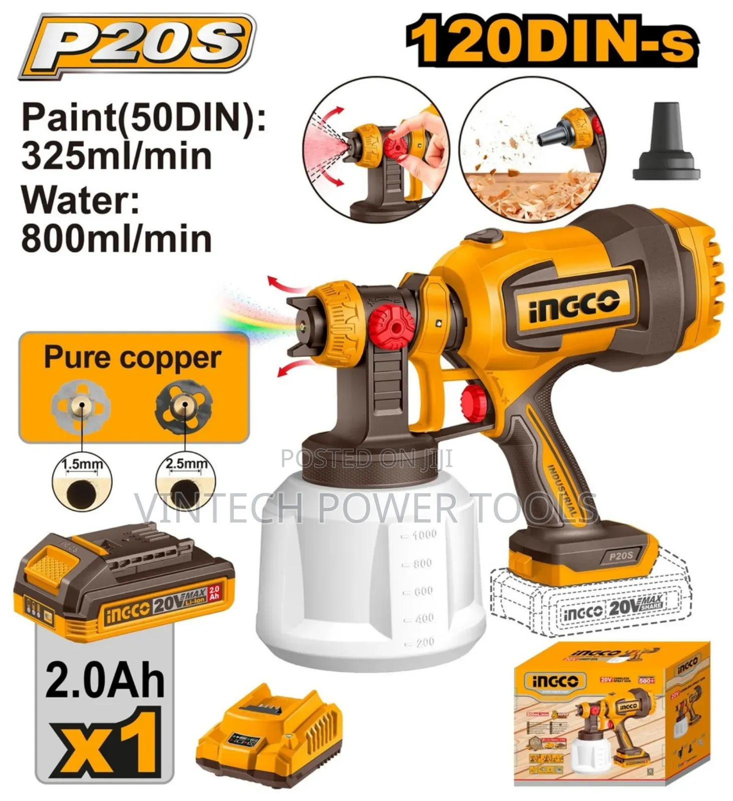 Ingco Cordless Spray Gun