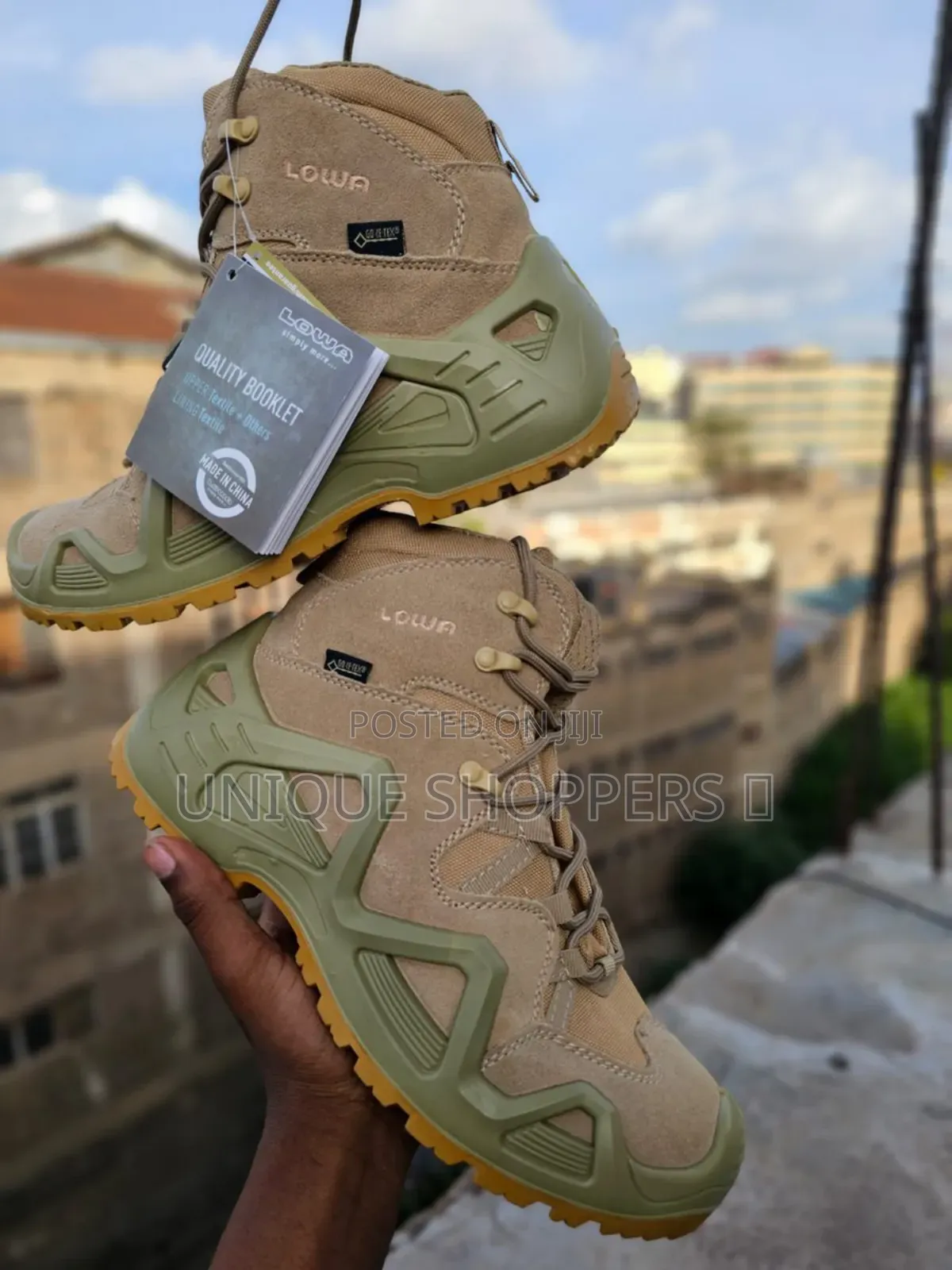 Quality Lowa Tactical Boots Brown - For Hiking