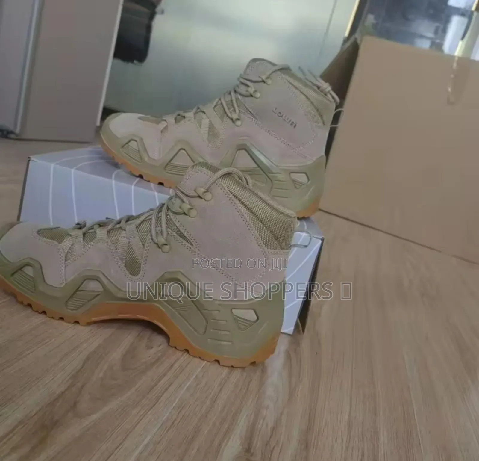 Quality Lowa Tactical Boots Brown - For Hiking