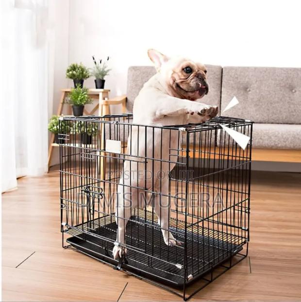 Moveable Welded Wire Mesh Pet Cage/Crate for Dogs - Medium Size - thumbnail 3