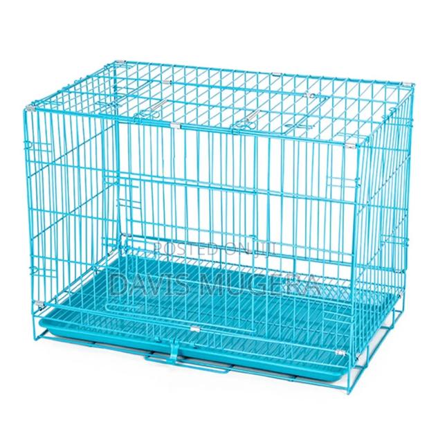 Moveable Welded Wire Mesh Pet Cage/Crate for Dogs - Medium Size - thumbnail 6