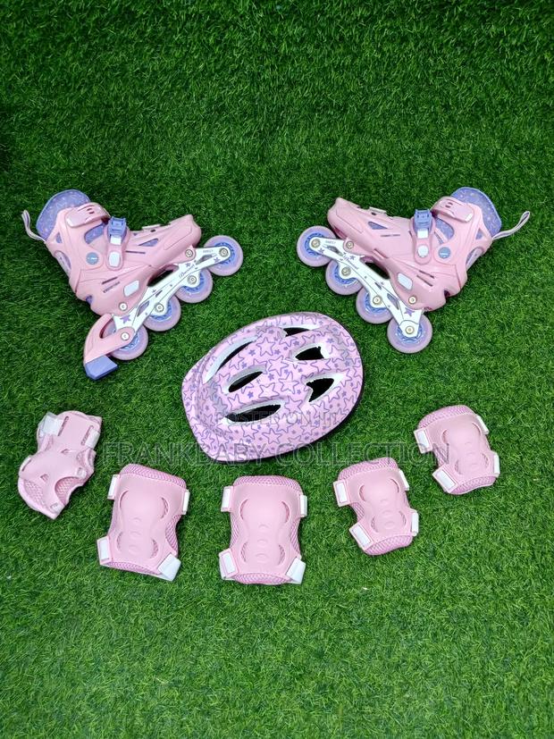 Pink Glide Kids Skates - main view