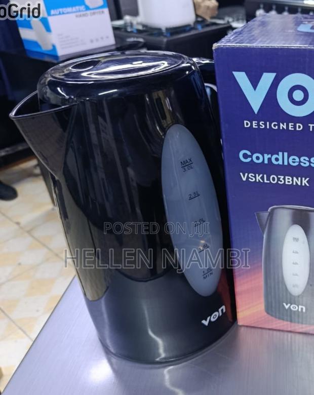 Von 3ltrs 2200w Electric Kettle