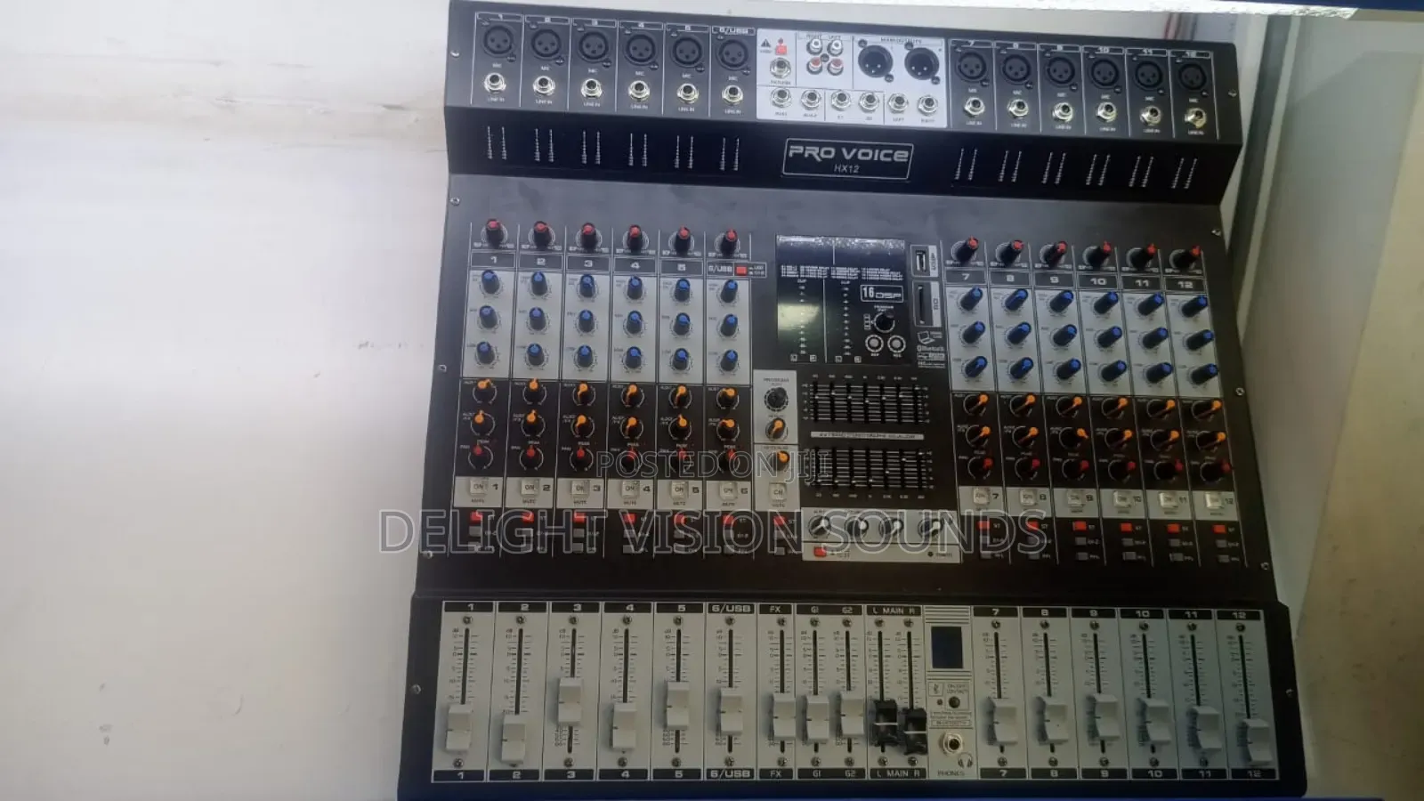 Pro-Voice 12 Channel-Powered Mixer