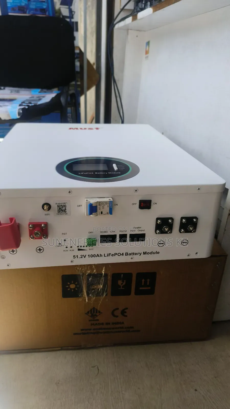 5.24kwh 48v 100ah Must Lithium Ion Battery