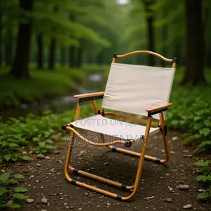 Camping Chair; Camping Rocking Chair With Foldable Fabric Design