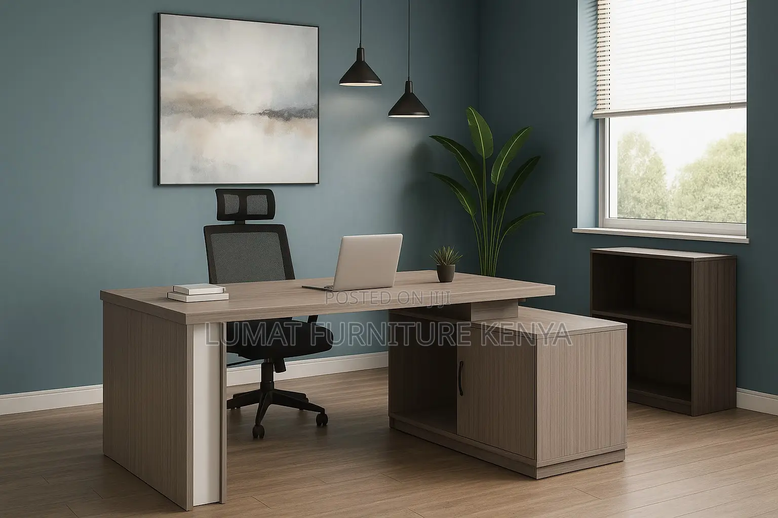 Durable 1.8m Office Desk – Executive/Managerial Use
