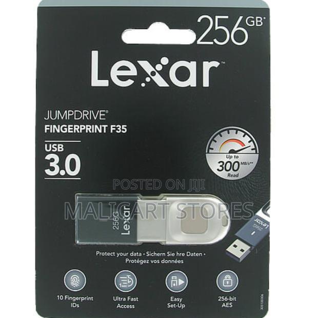 Lexar Jumpdrive Fingerprint F35 256gb Usb 3.0 Flash Drive