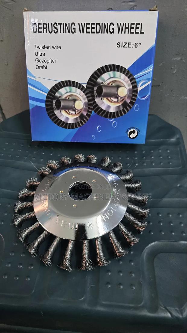 6" Inch Derusting Weeding Wheel Heavy Duty - thumbnail 2